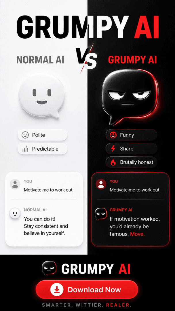 Grumpy AI - An AI chatbot with attitude image 2