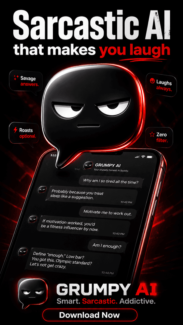 Grumpy AI - An AI chatbot with attitude image 3