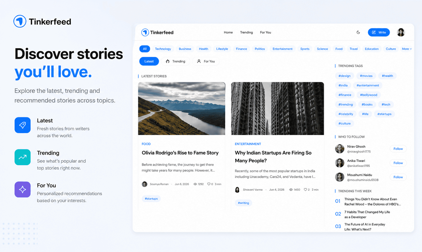 TinkerFeed — Read. Write. Share. image 4