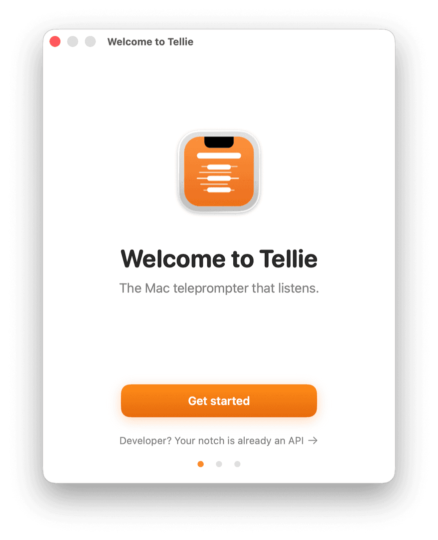 Tellie: Voice-Follow Teleprompter for Mac image 3
