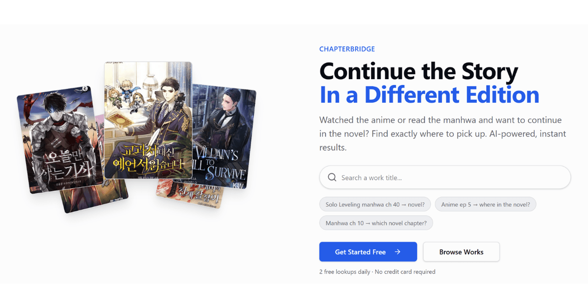 ChapterBridge image 1