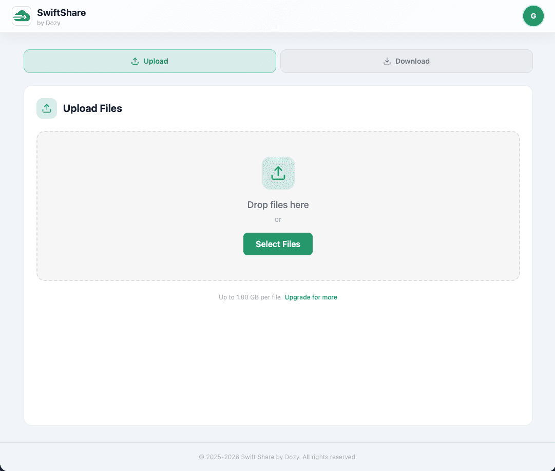 SwiftShare - Fast & Secure File Transfer image 1
