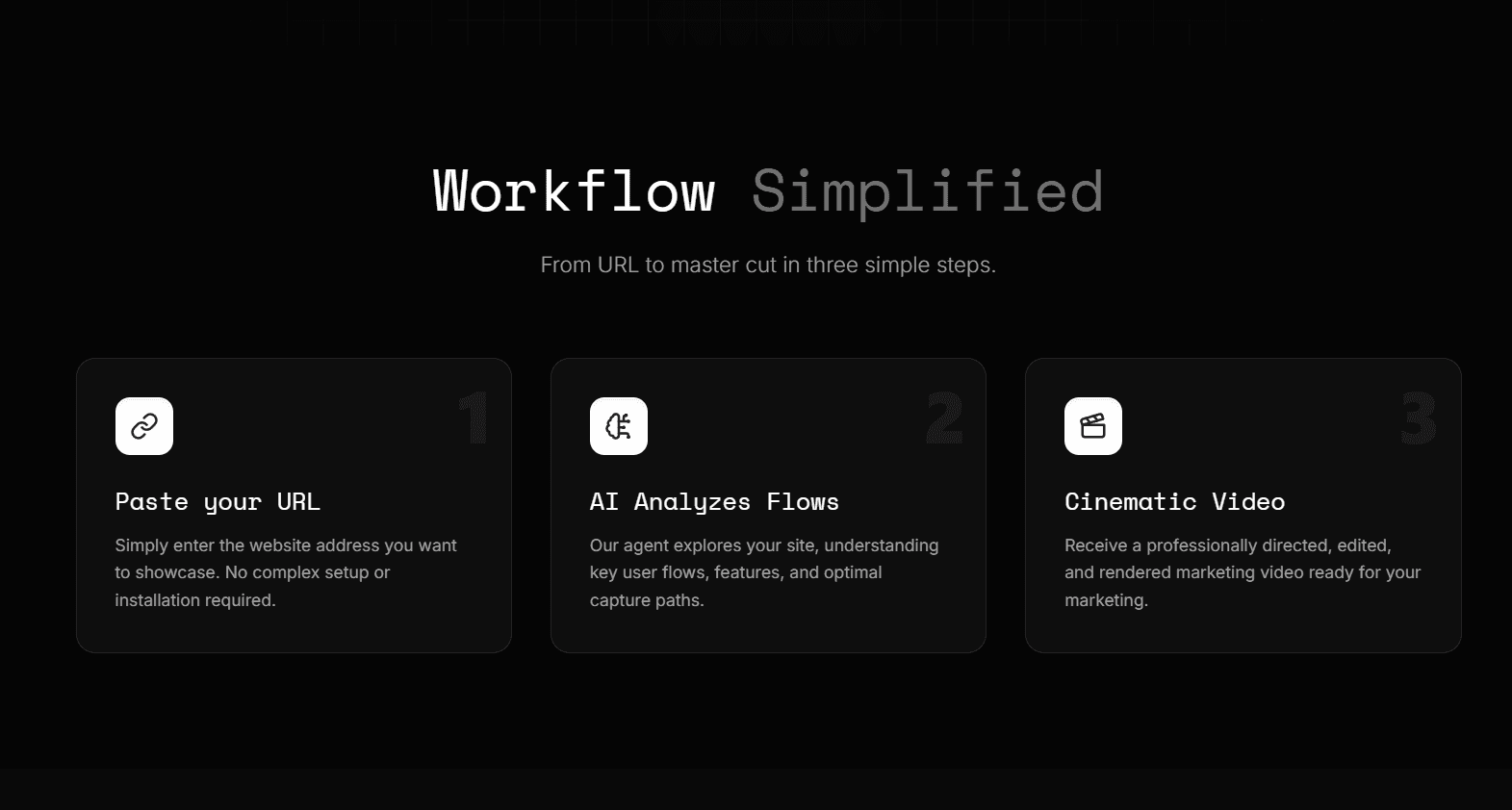 Clickcast - Website to AI Video Generator image 3