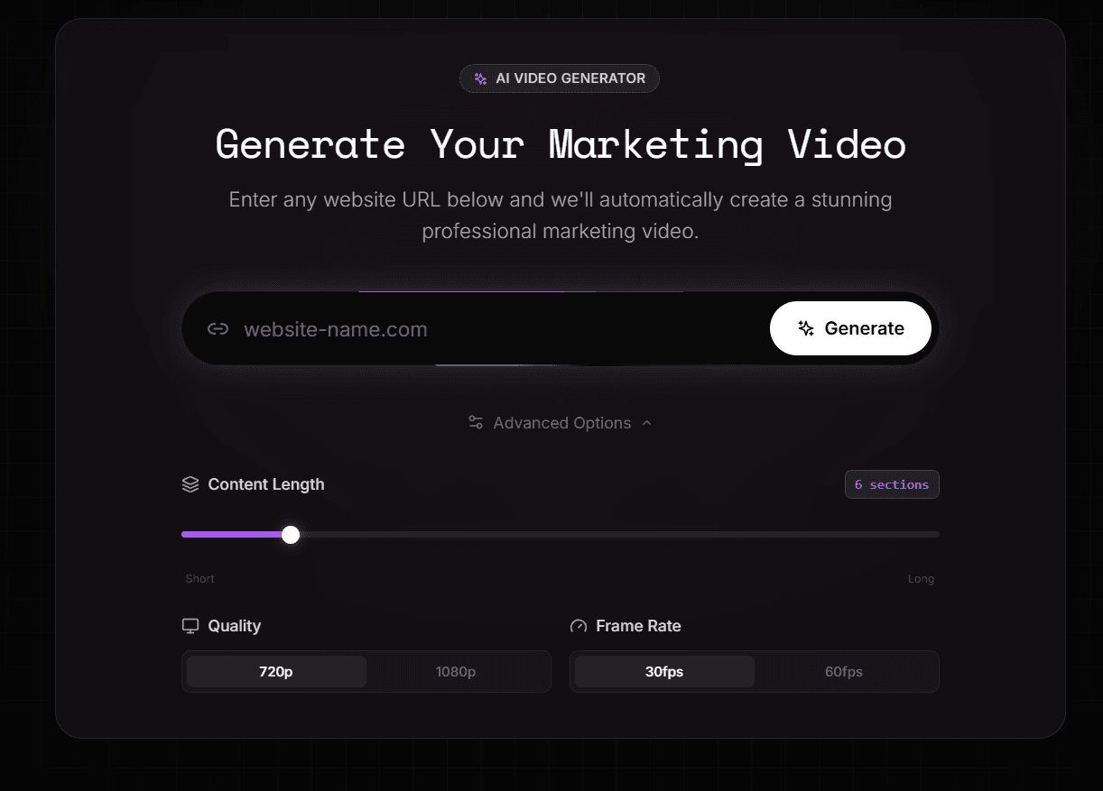 Clickcast - Website to AI Video Generator image 5