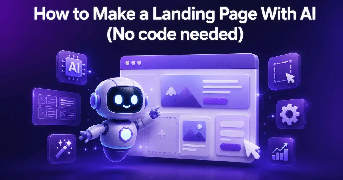 How to Build a Landing Page with AI