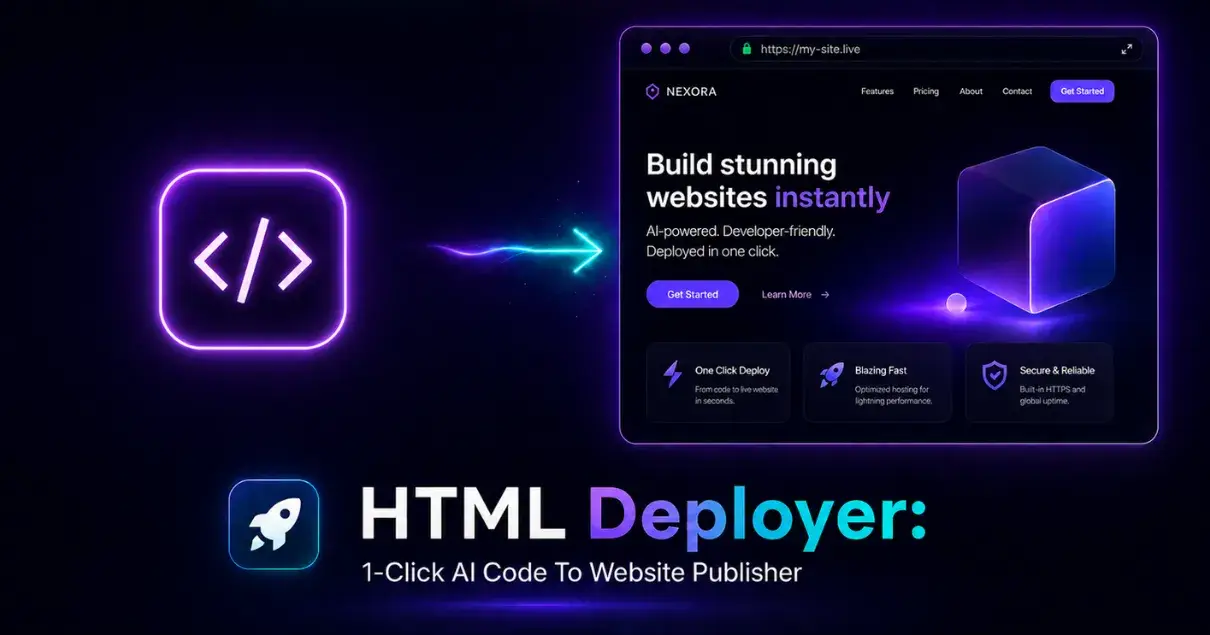 HTML Deployer: Publish AI-Generated HTML to a Live Website