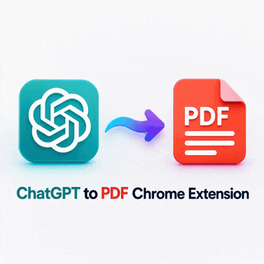 ChatGPT to PDF Chrome Extension