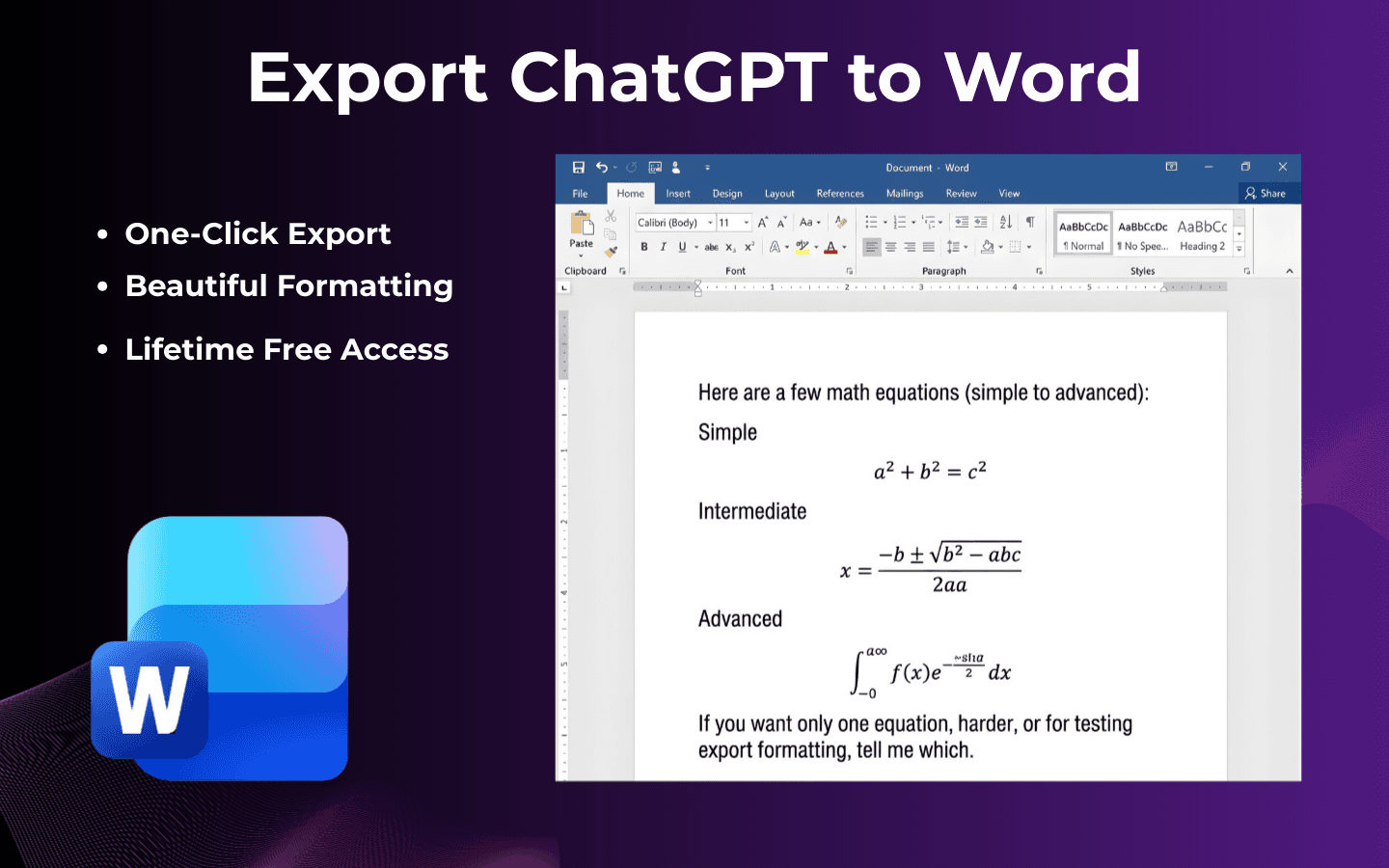 ChatGPT to Word Extension image 4