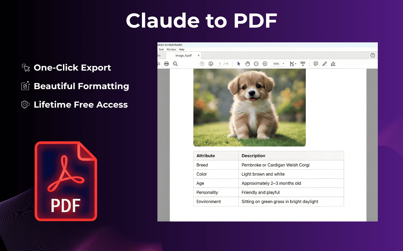 Claude Exporter: Save to PDF, Notion, Word image 4