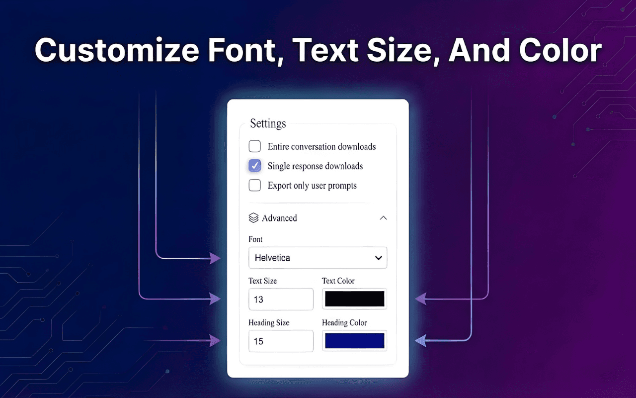 Claude Exporter: Save to PDF, Notion, Word image 3