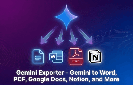 Gemini Exporter: Save to Word, PDF & More