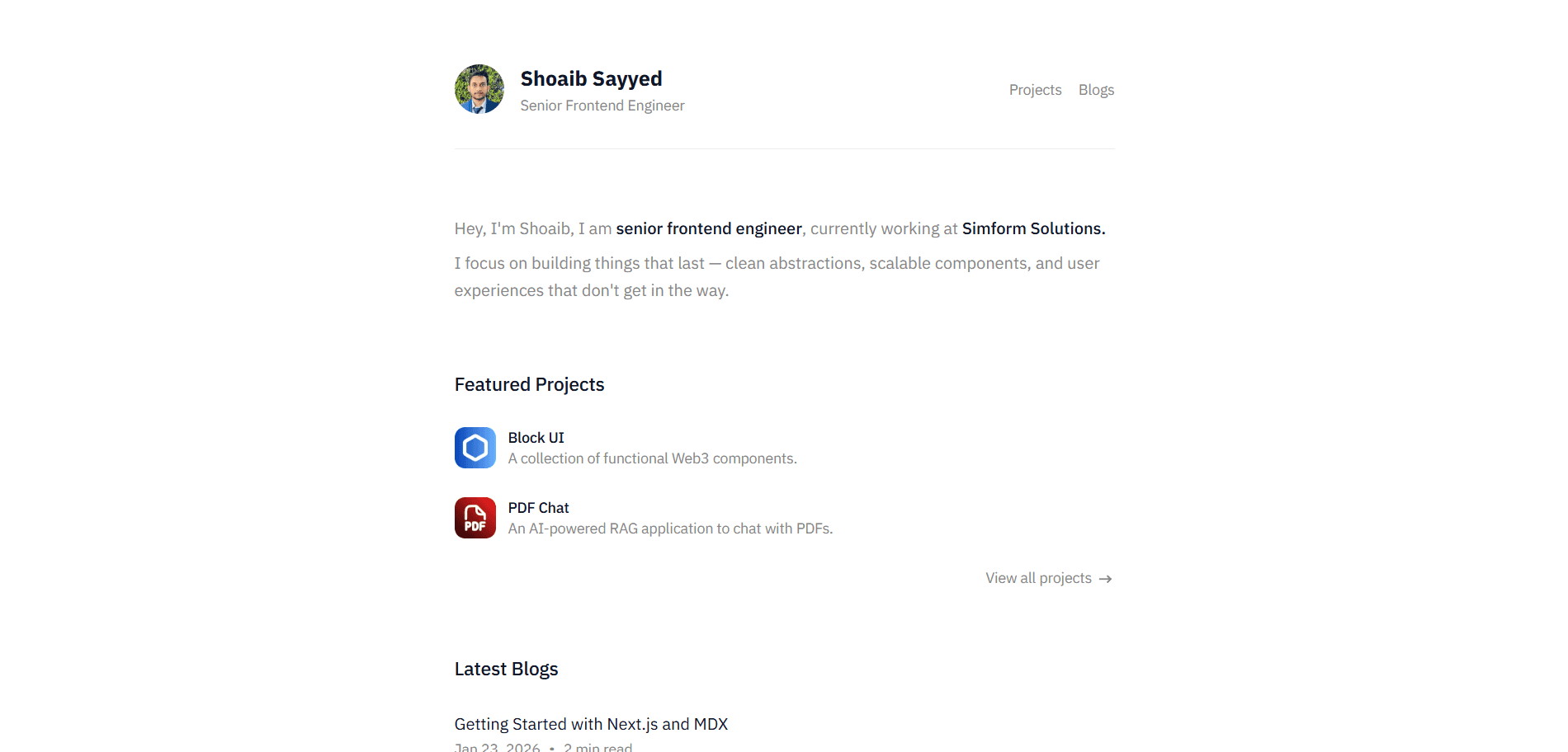 Shoaib Sayyed • Portfolio image 3