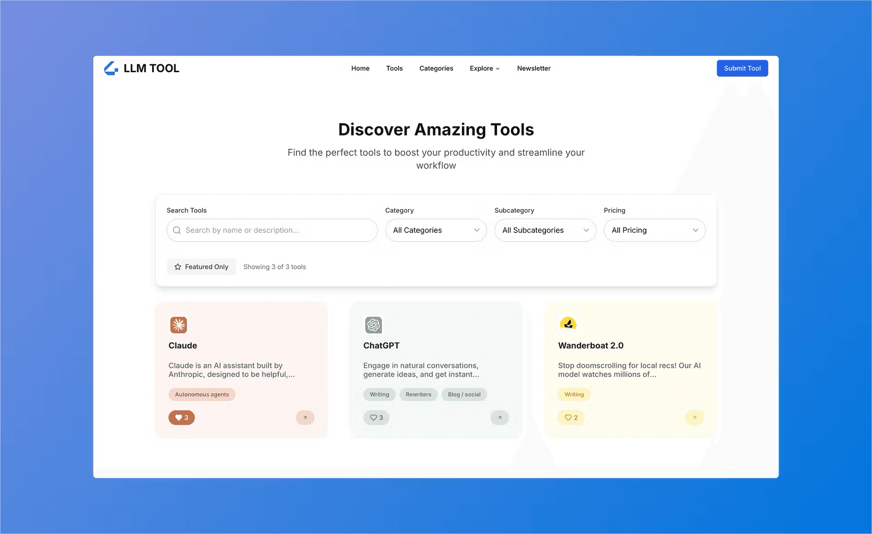 LLM Tool | Explore top AI tools for 2025 image 2