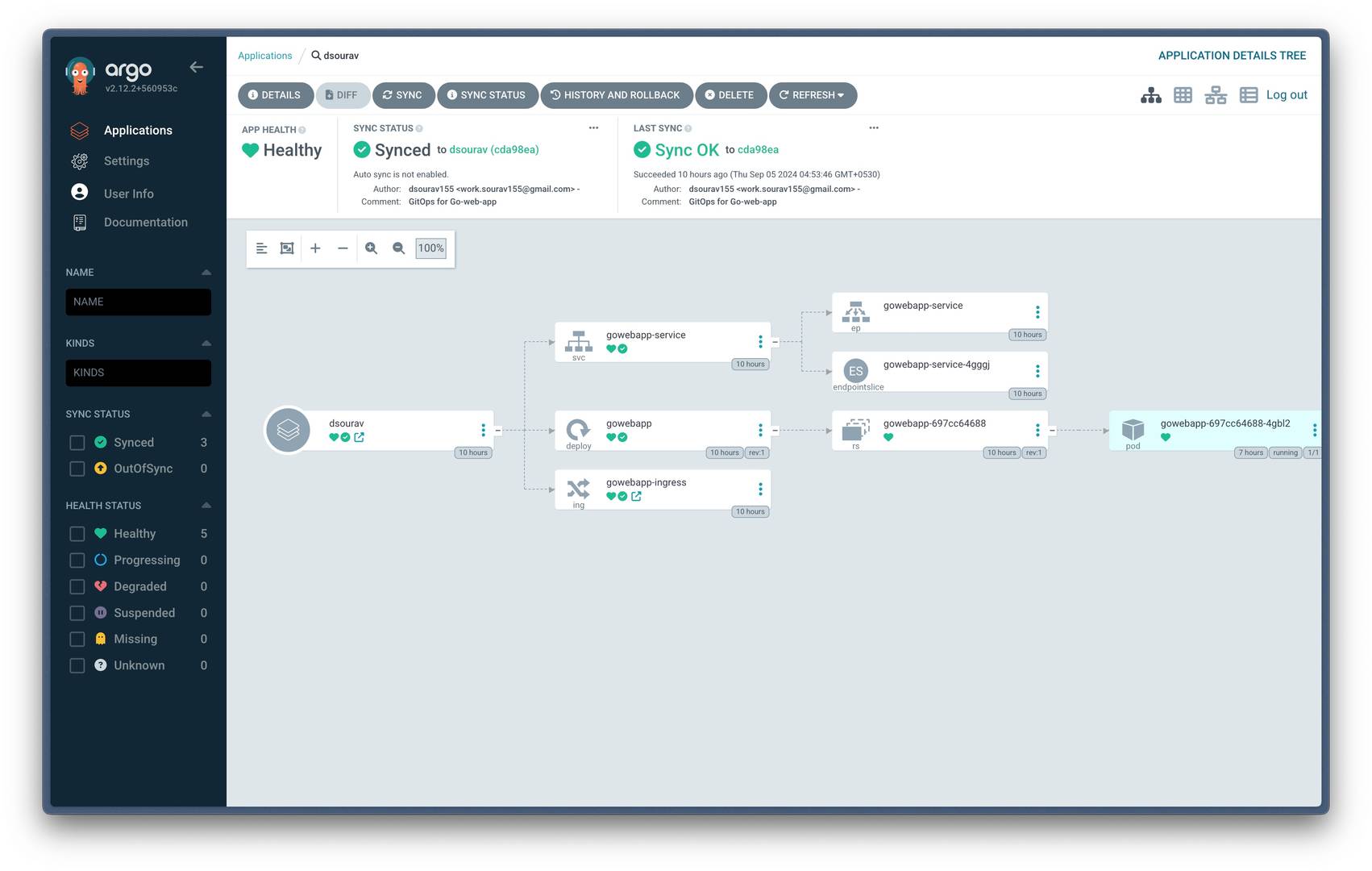 Golang Web App image 2