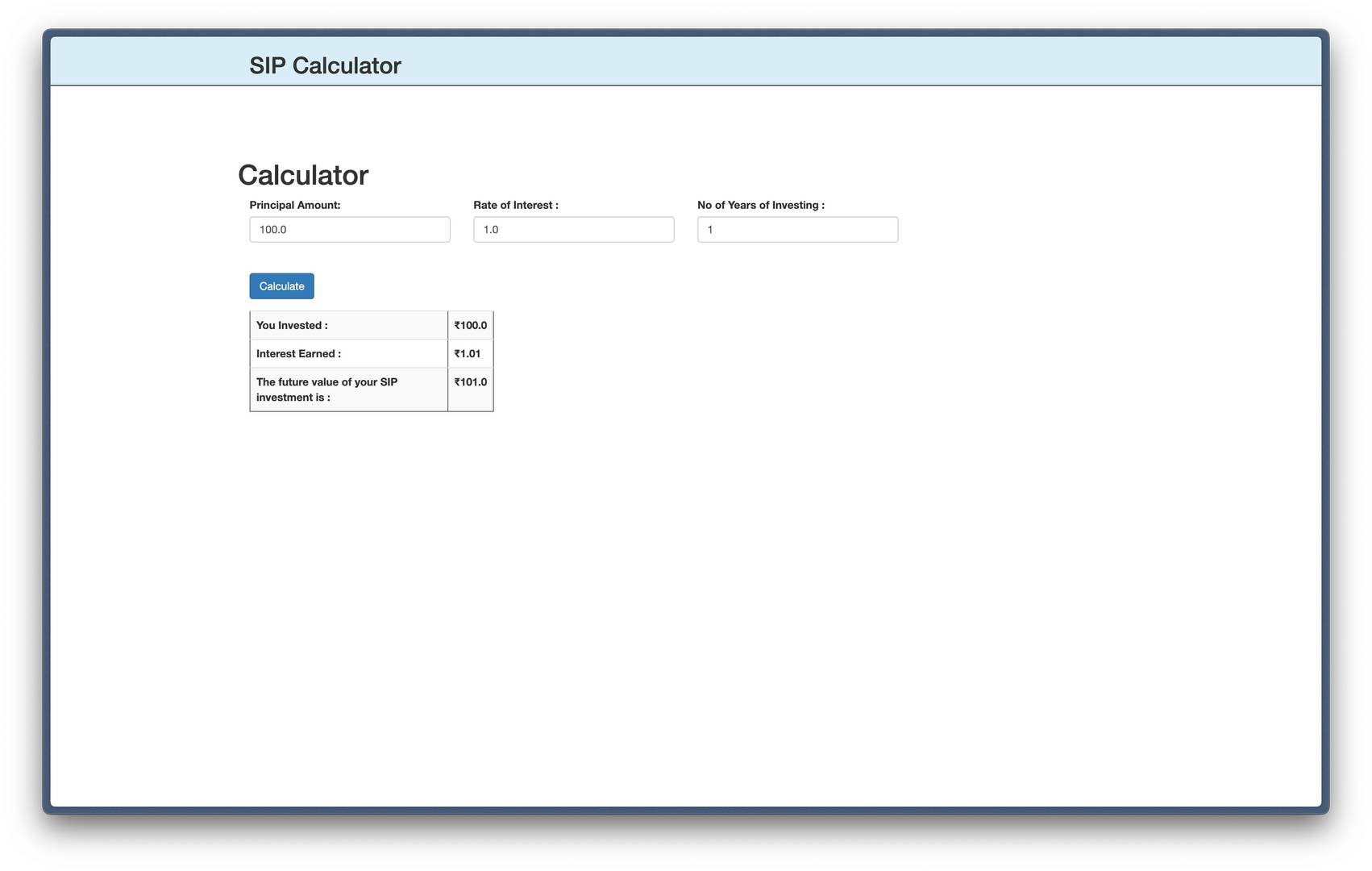 SIP Calculator image 2