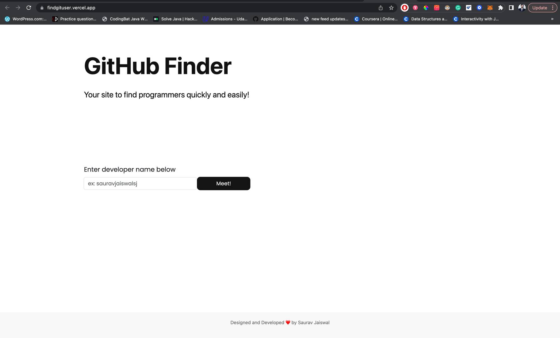 Github Finder