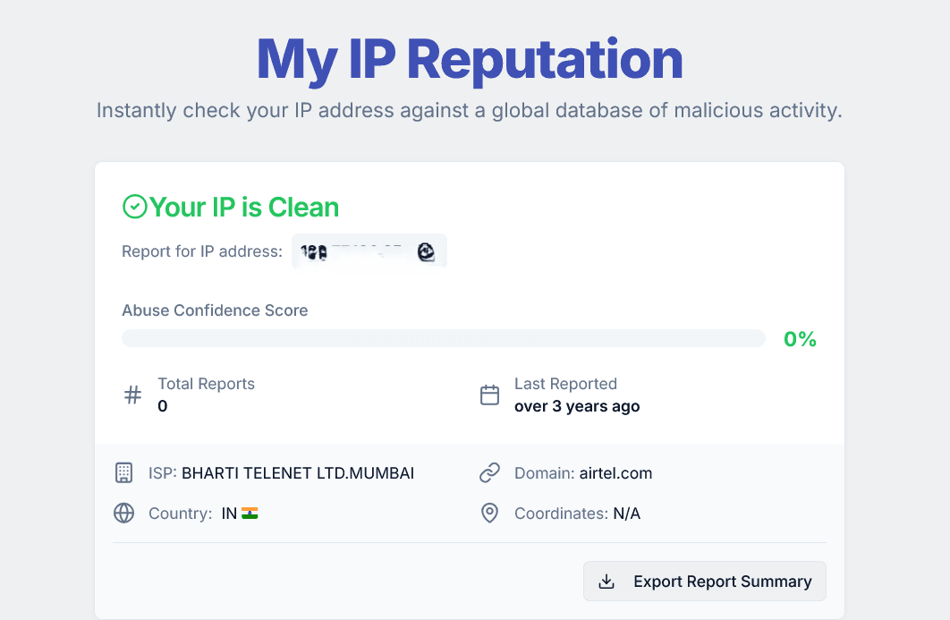 IP Reputation Lookup image 1