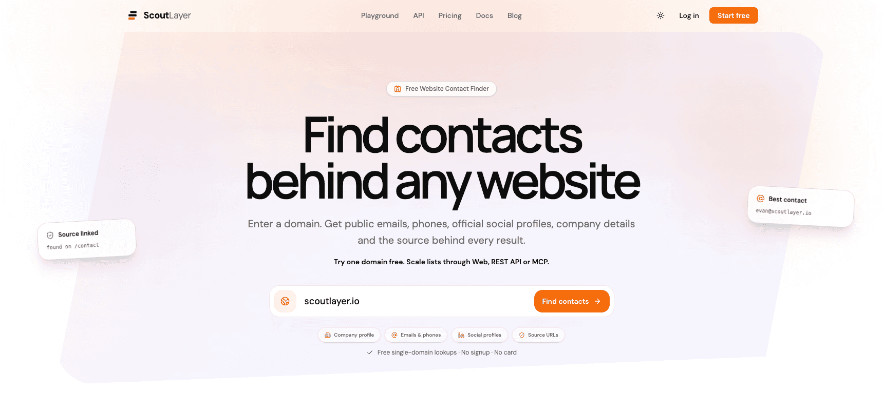 ScoutLayer - Extract Website Contacts image 2