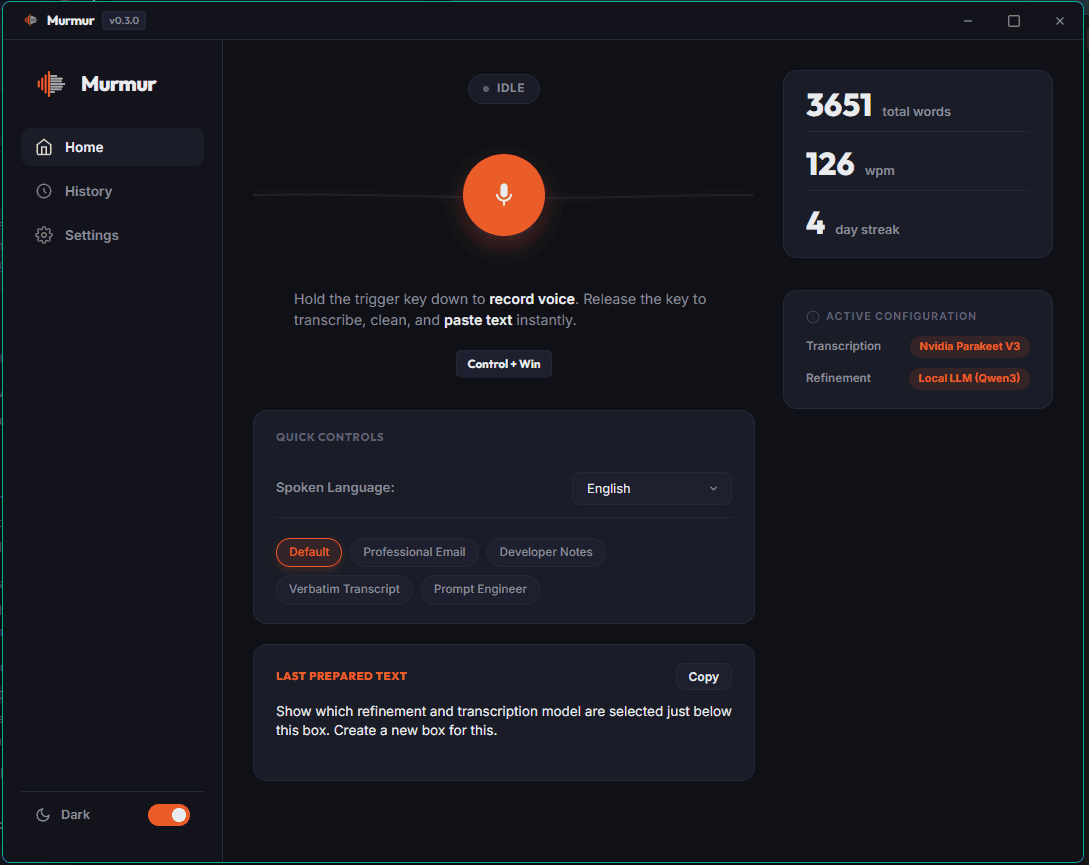 Murmur — Speak. Transcribe. Anywhere. image 2