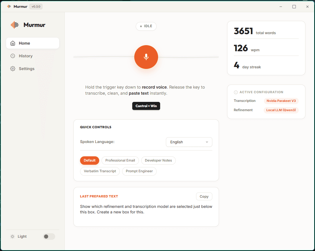 Murmur — Speak. Transcribe. Anywhere. image 3