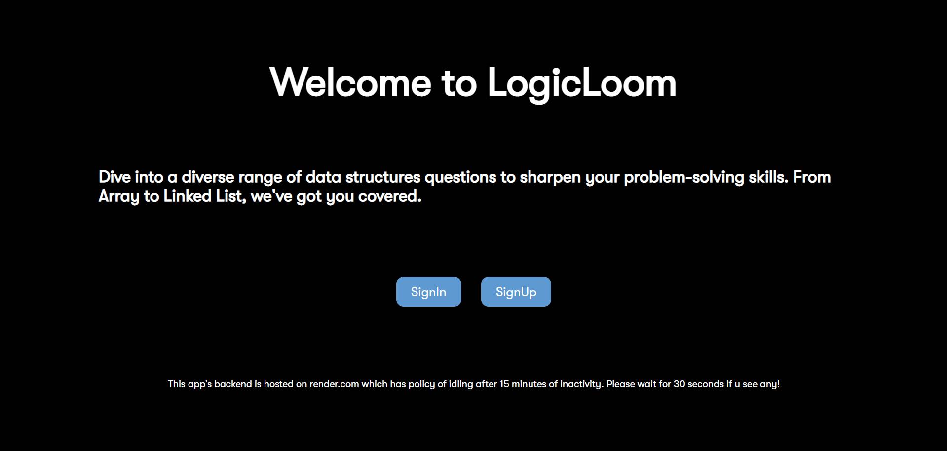 LogicLoom (Leetcode from Scratch)