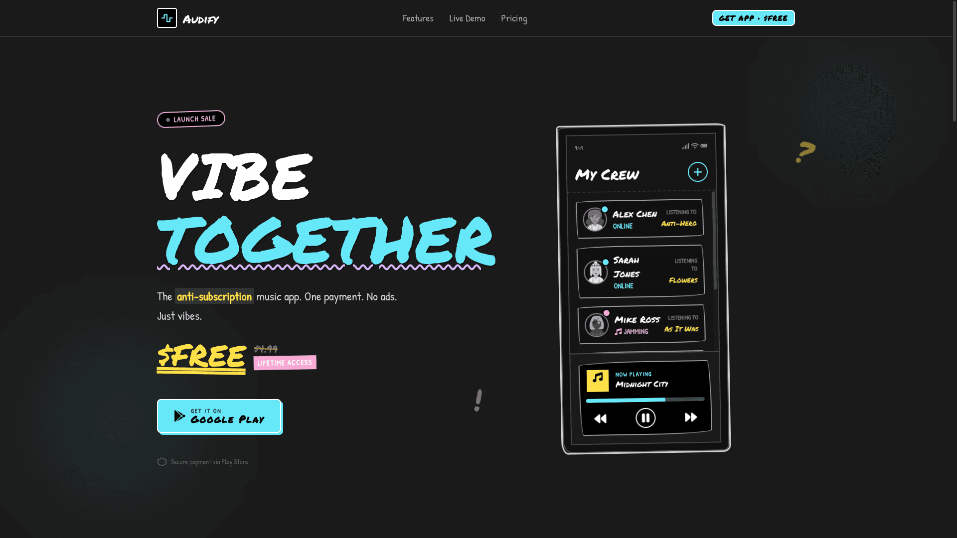 Audify - Vibe together image 1