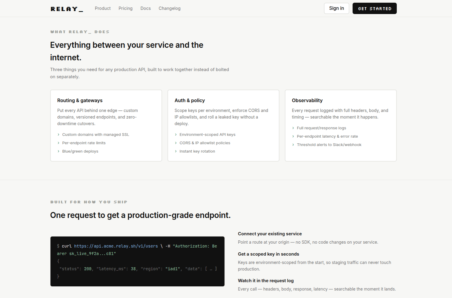 RELAY_ | Route, secure, and monitor every API image 2
