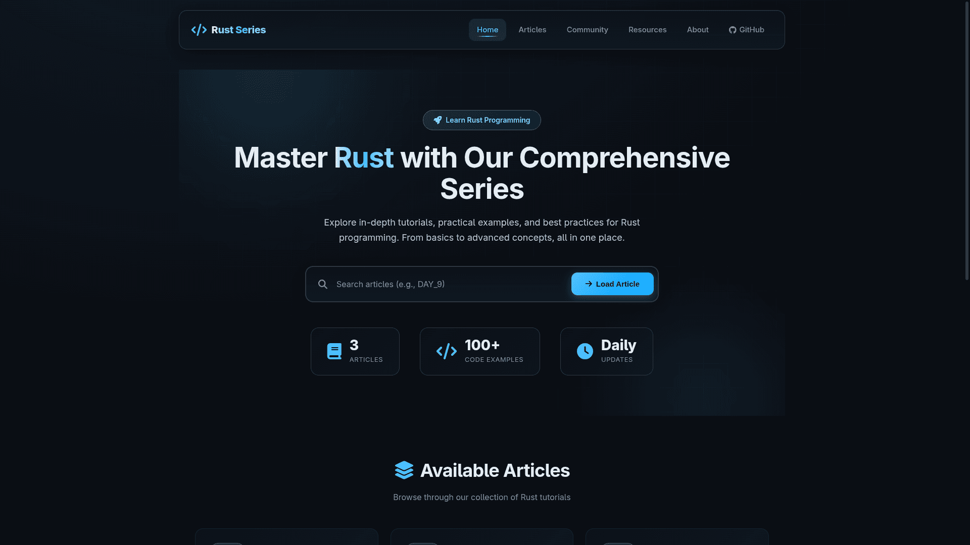 Rust Series - Professional Learning Platform image 1