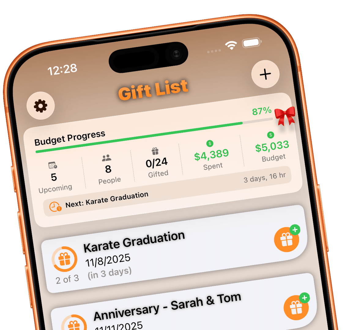 ‎Gift List Planner & Tracker image 4