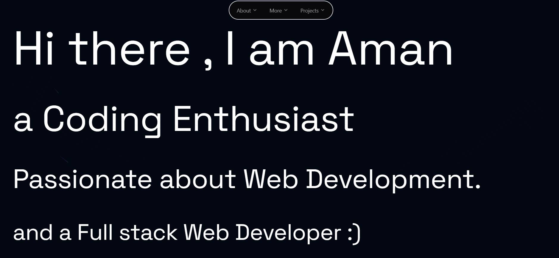 Portfolio Website image 1