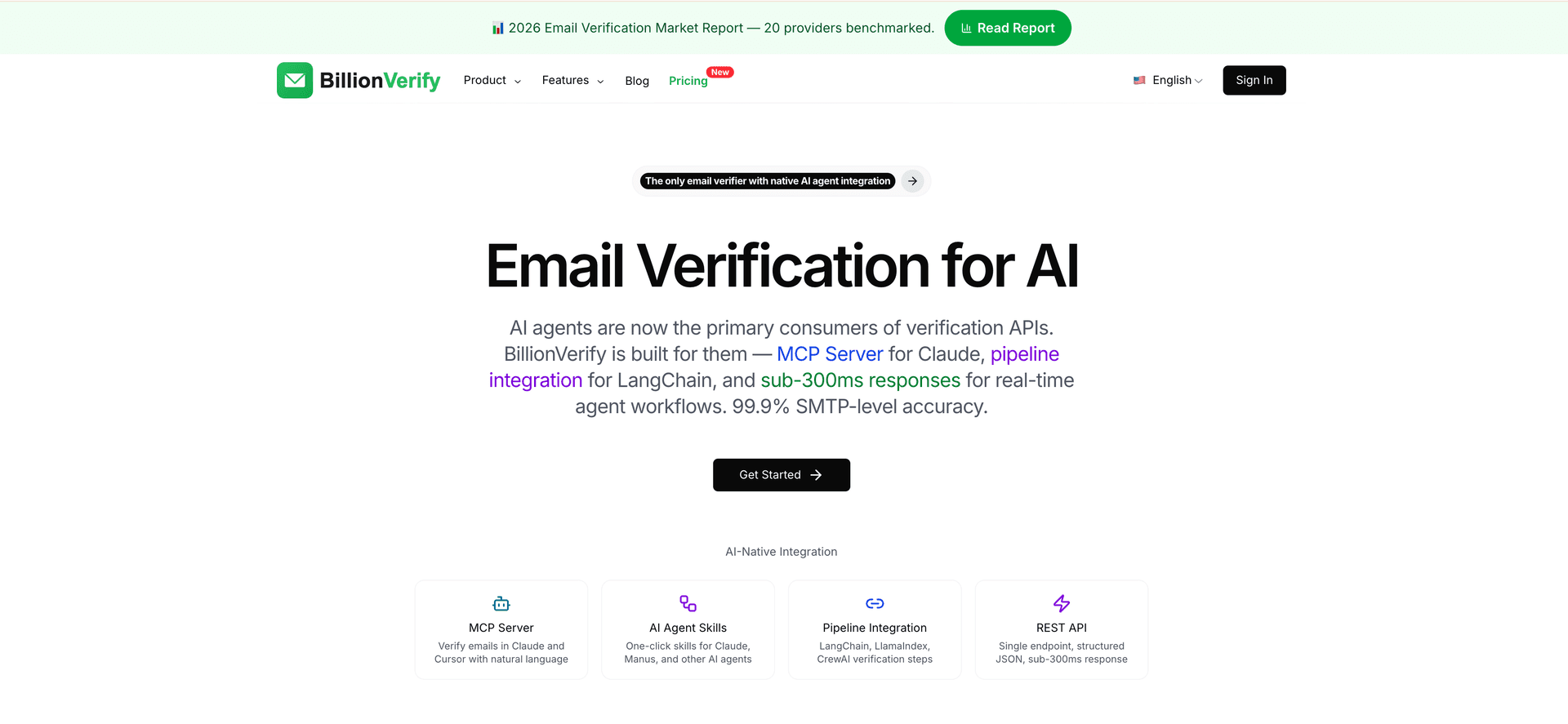 AI-First Email Verification | BillionVerify image 1