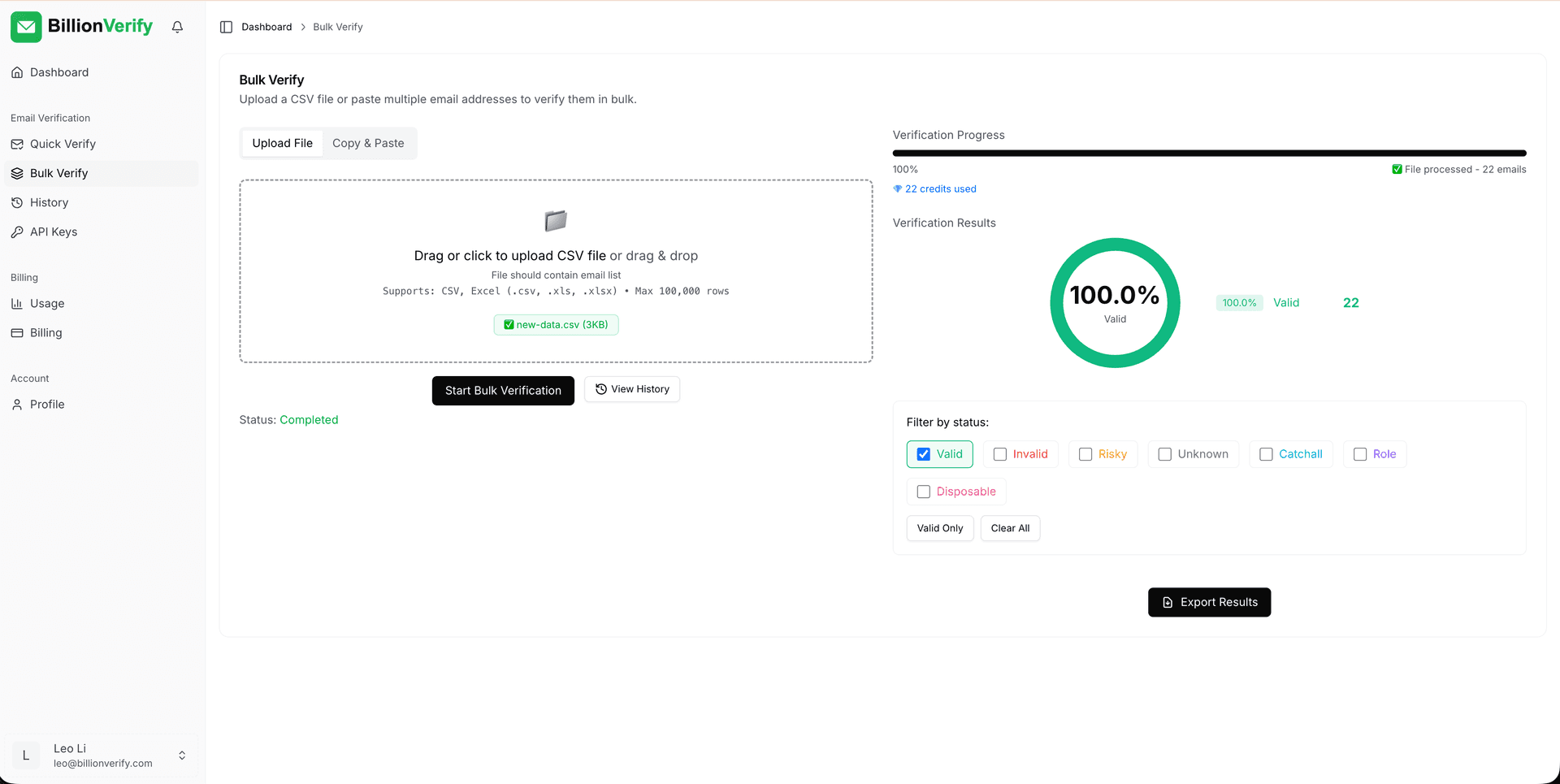 AI-First Email Verification | BillionVerify image 4