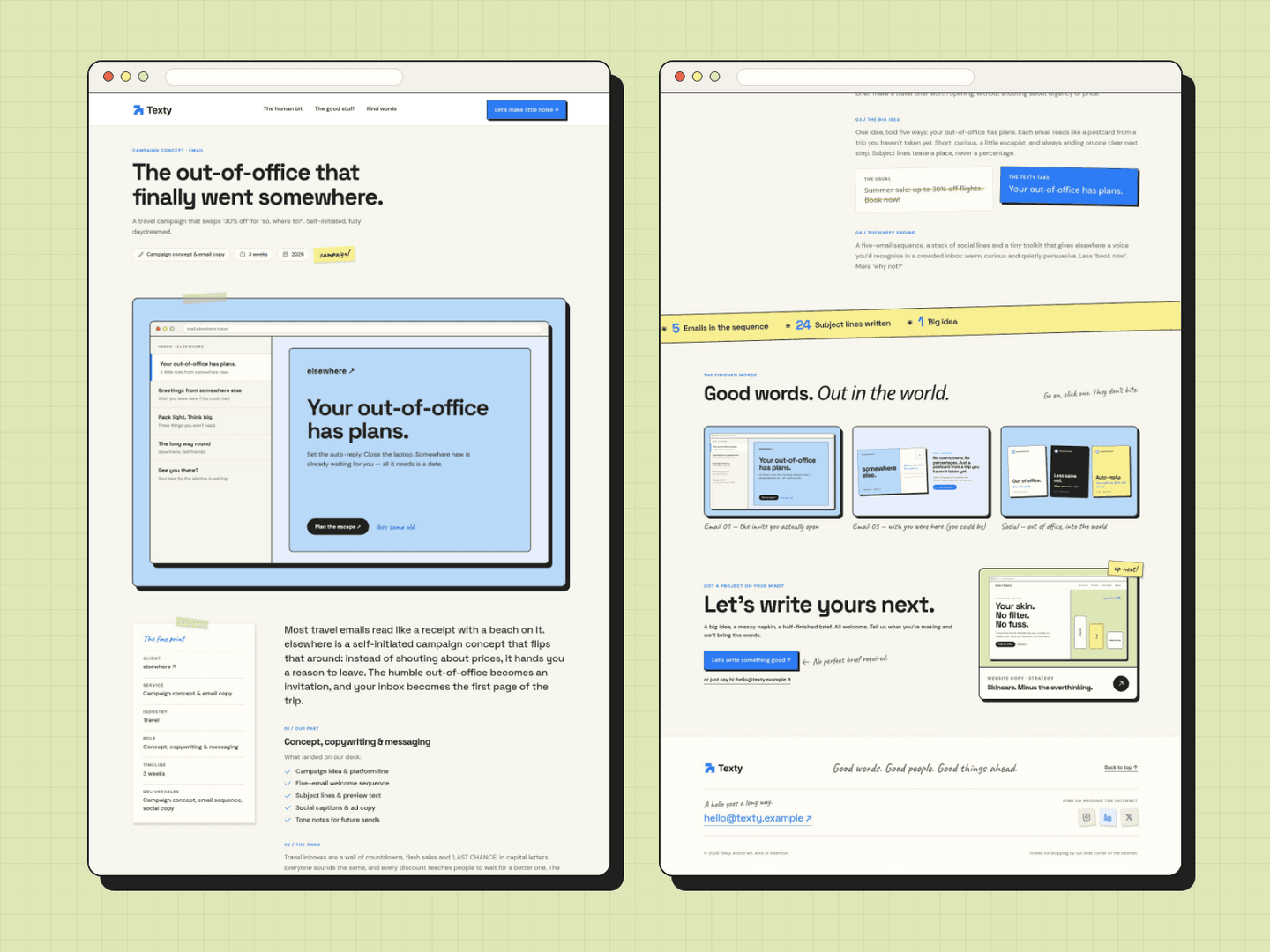 Texty - Framer Template for Copywriters image 3