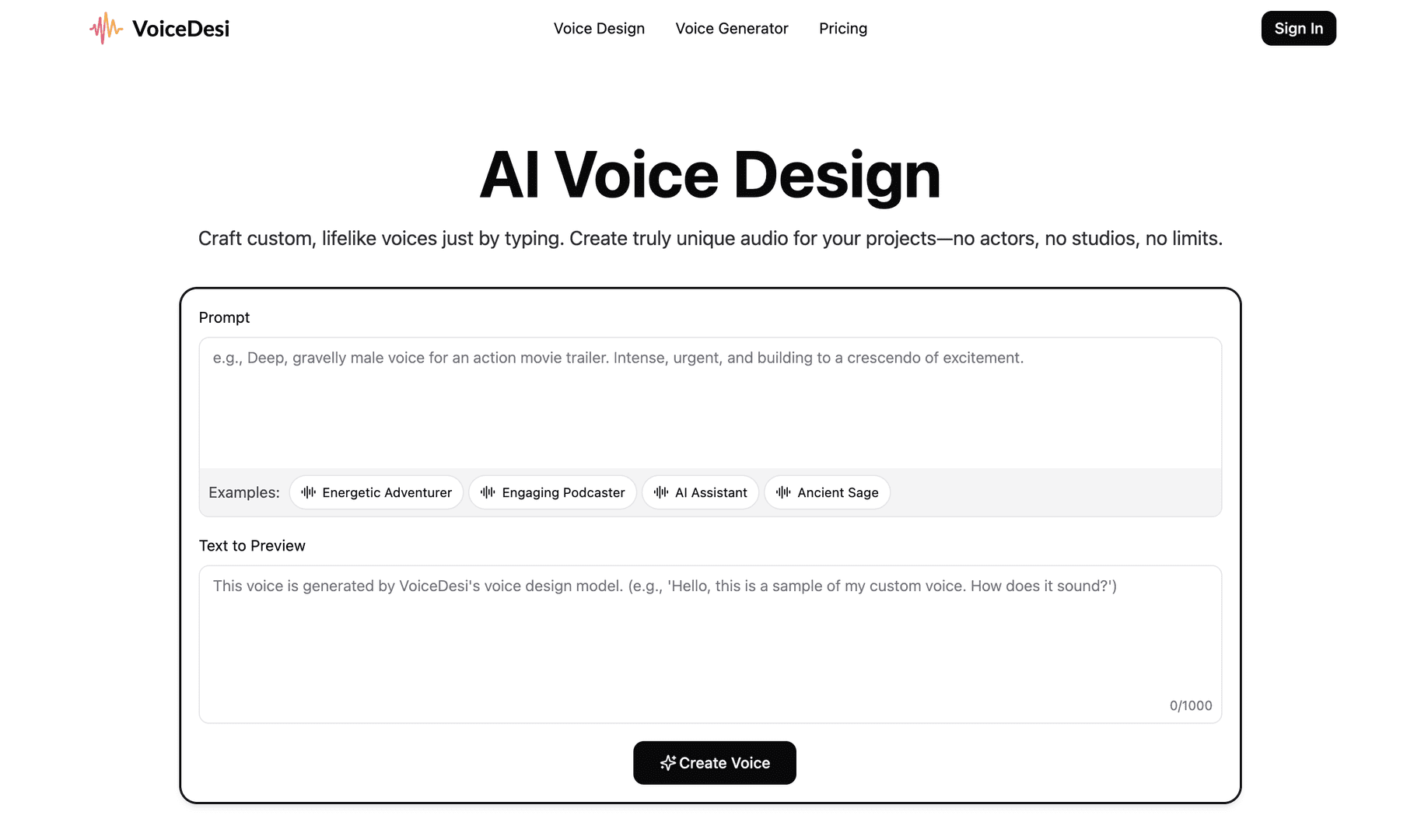 VoiceDesi image 1