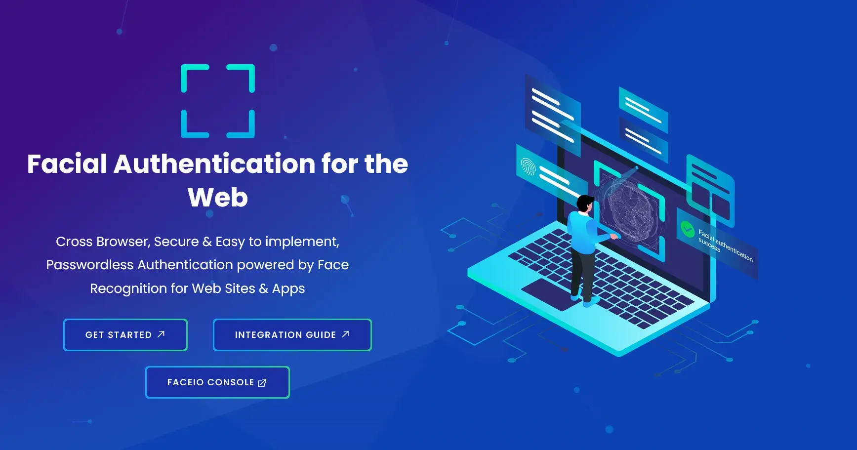 FACEIO: The Privacy-First Facial Recognition SDK for Password less Web Authentication