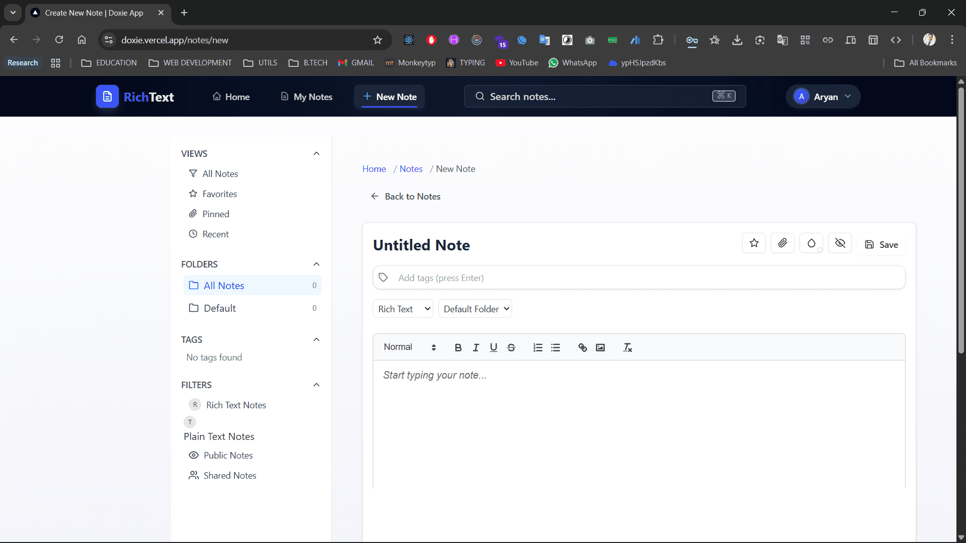 Doxie - Modern Rich Text Note-Taking App image 3