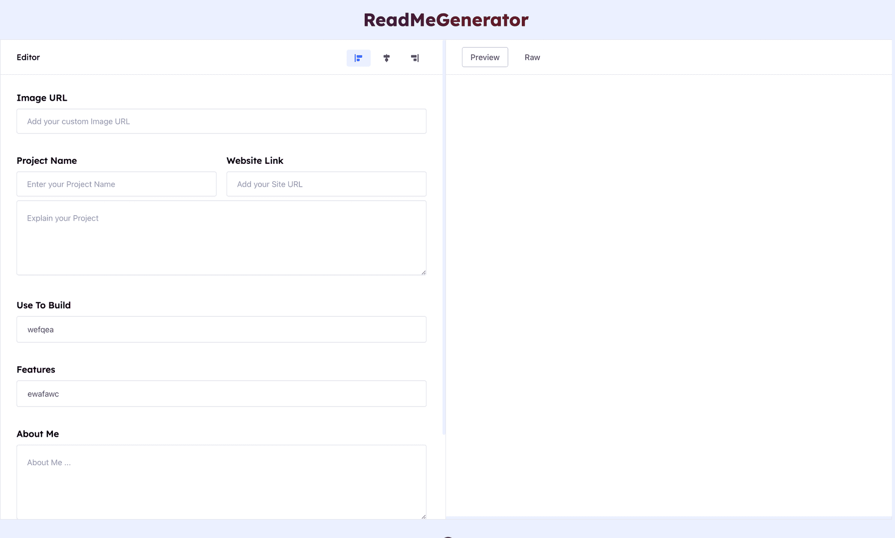Custom ReadME Generator