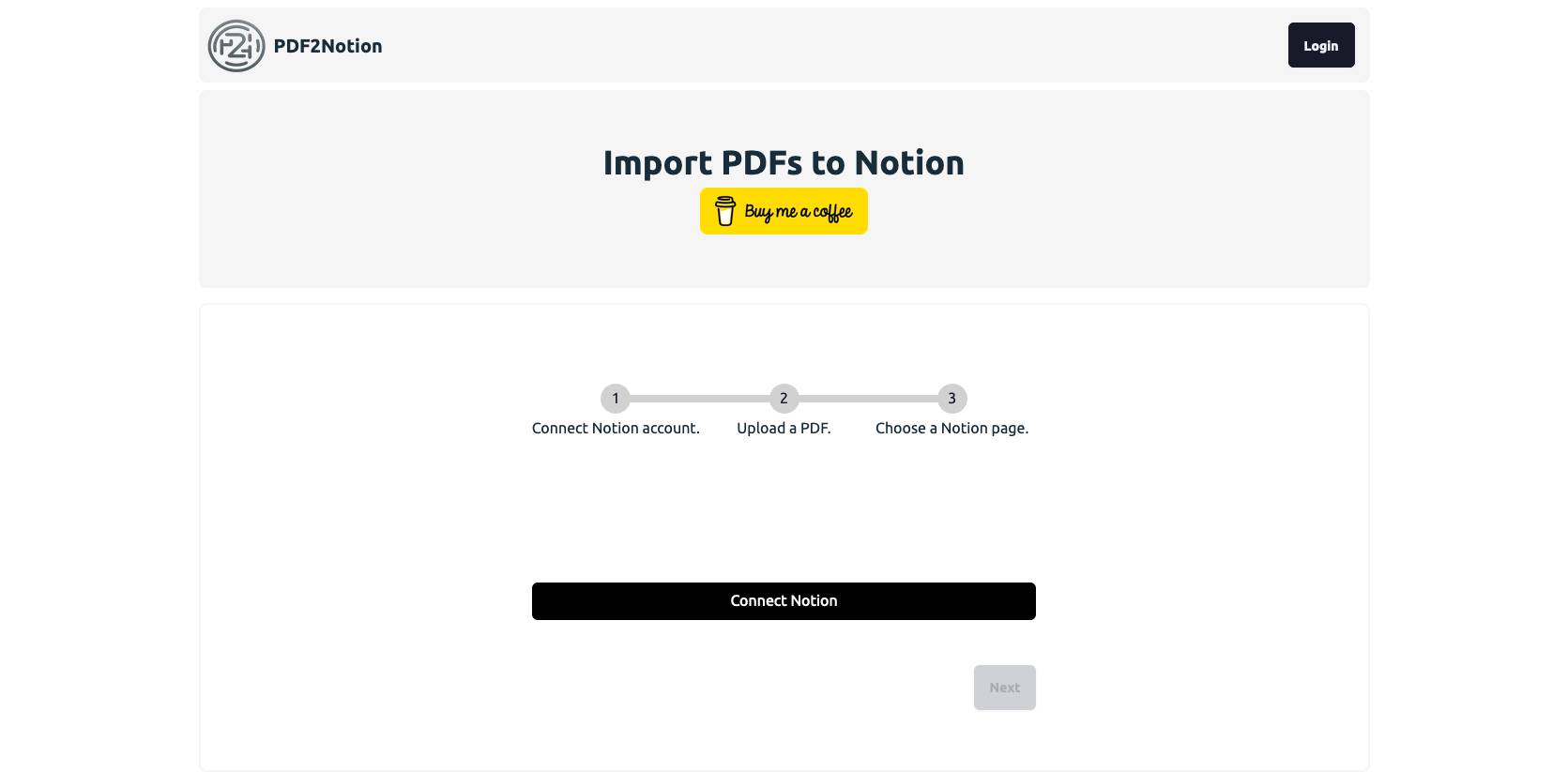 PDF2Notion