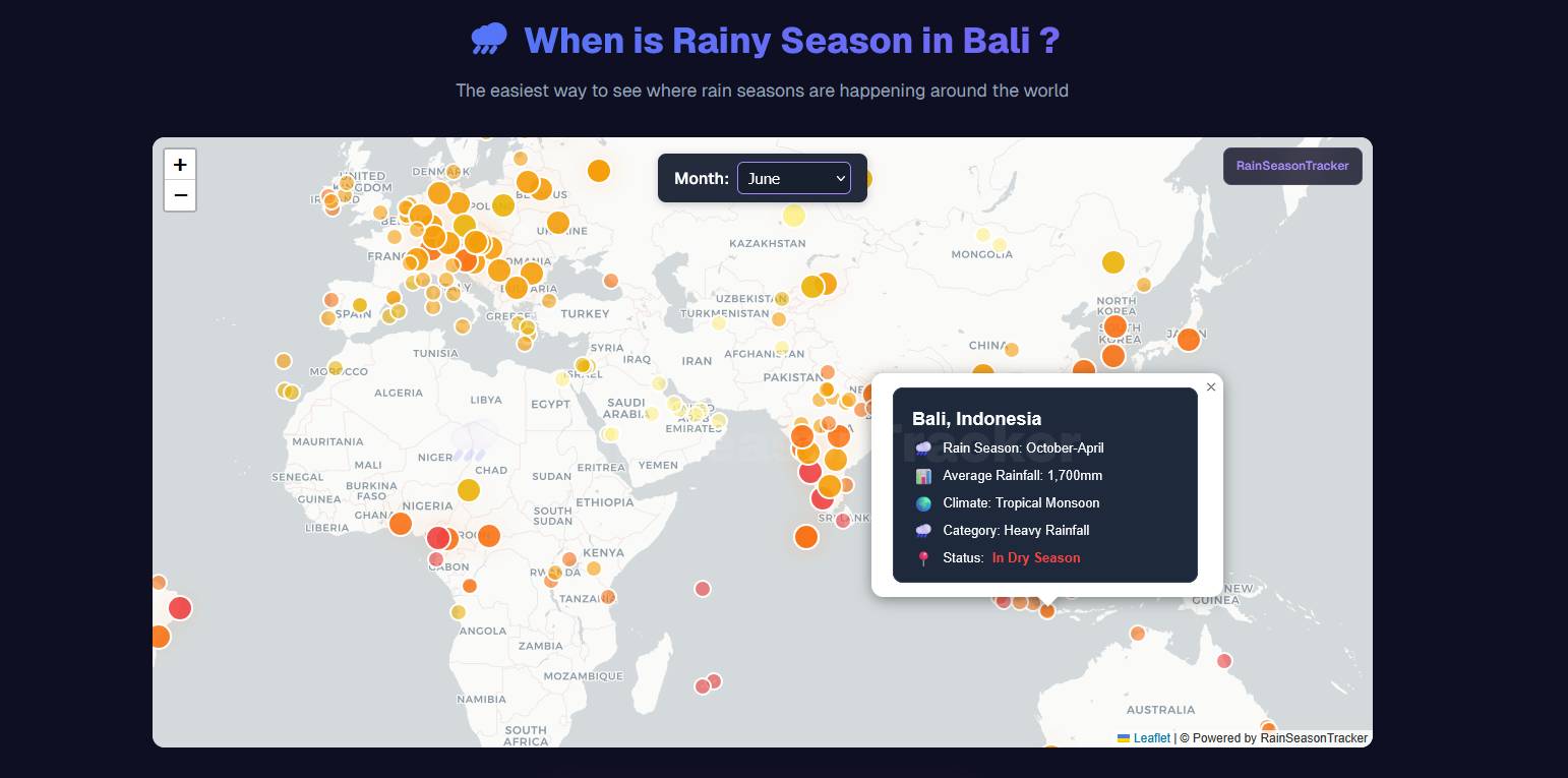 Rain Season Tracker image 1