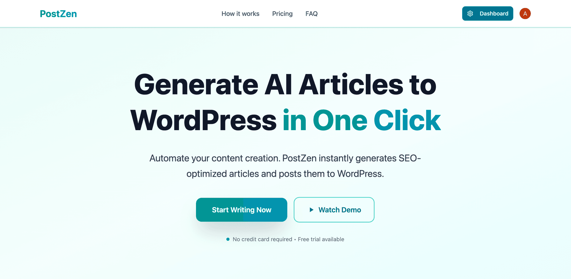 PostZen - AI Articles to WordPress in Minutes image 2