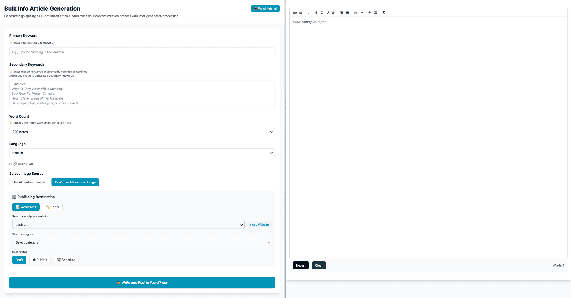 PostZen - AI Articles to WordPress in Minutes image 4