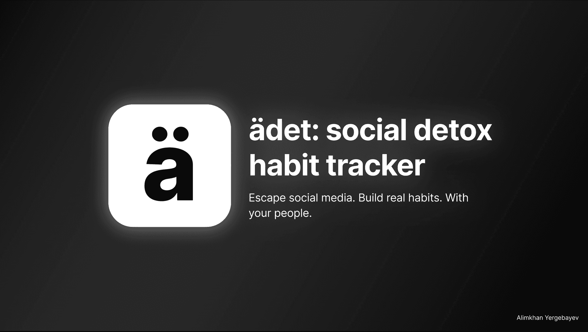 ädet: social detox habit tracker image 2