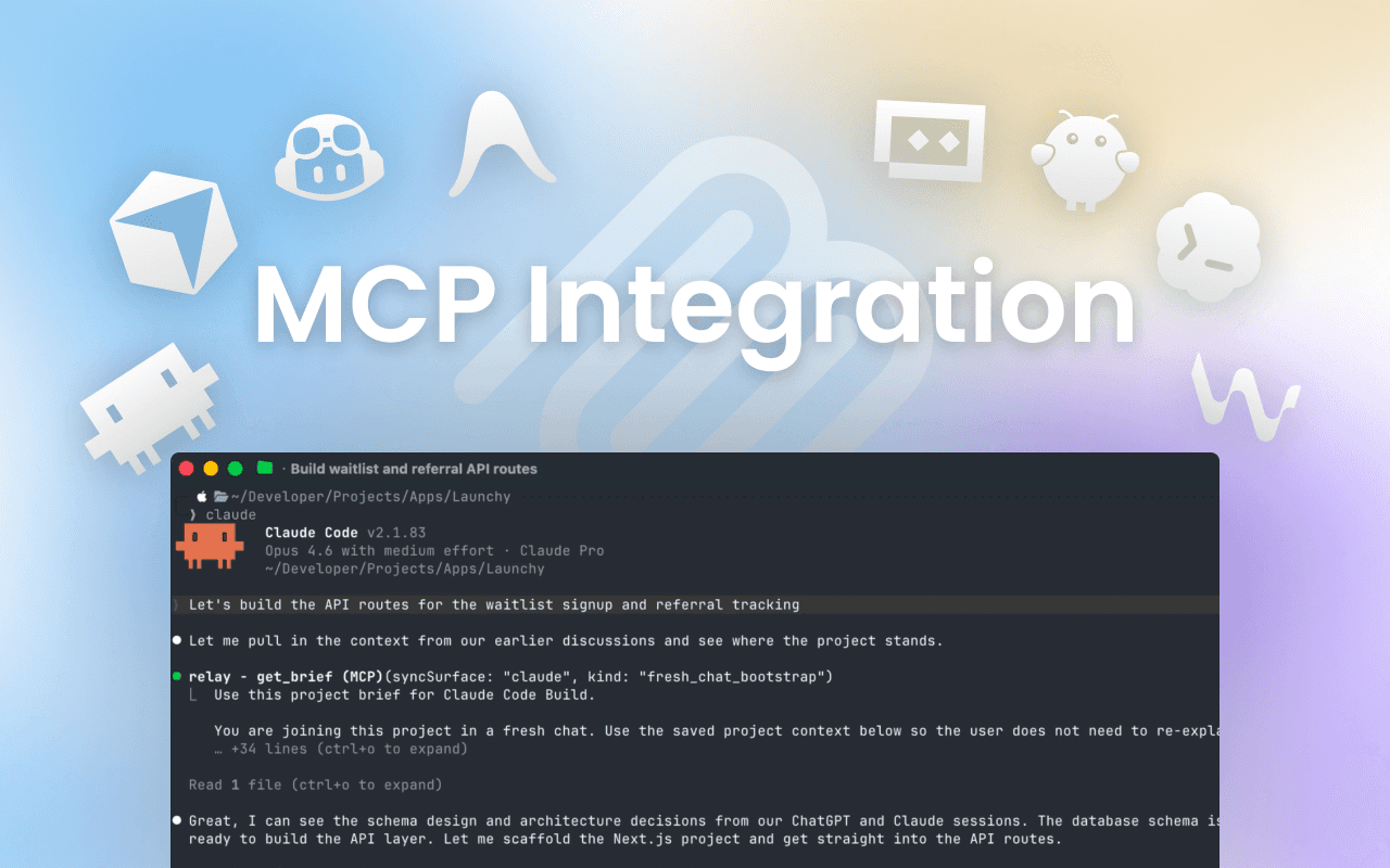 Relay — AI Memory & Context Sync image 5
