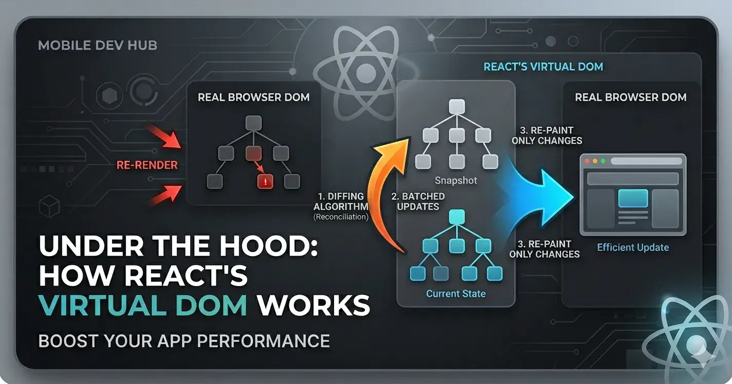 How React's Virtual DOM Works Under the Hood