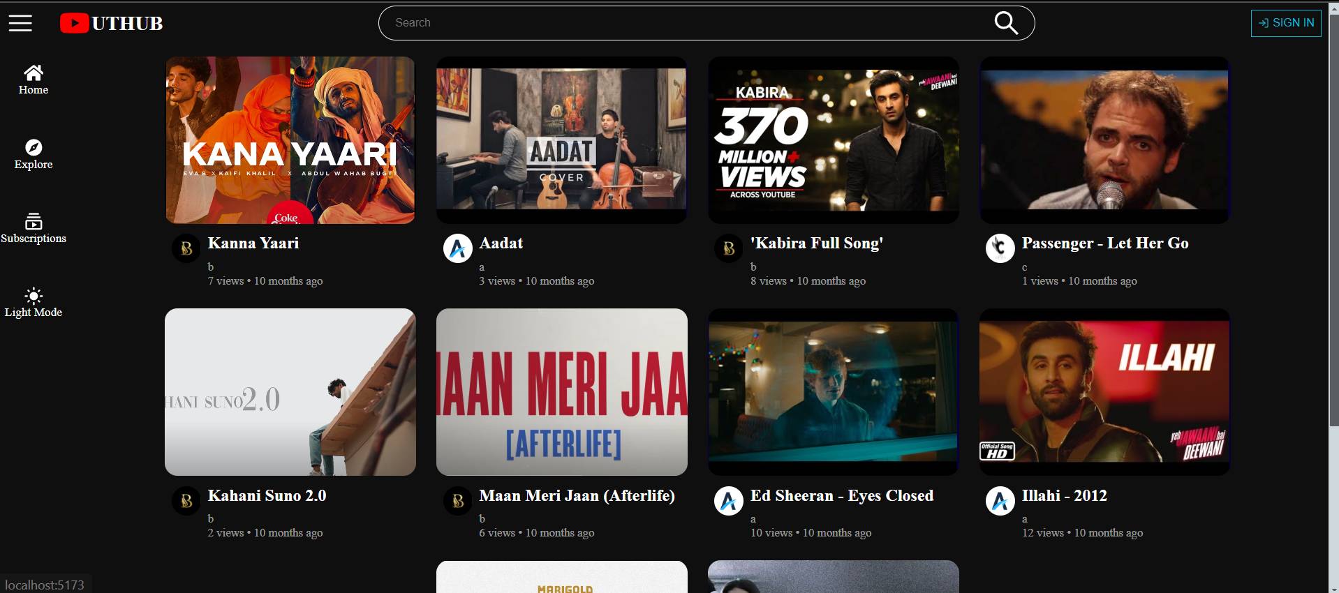 Youtube Clone