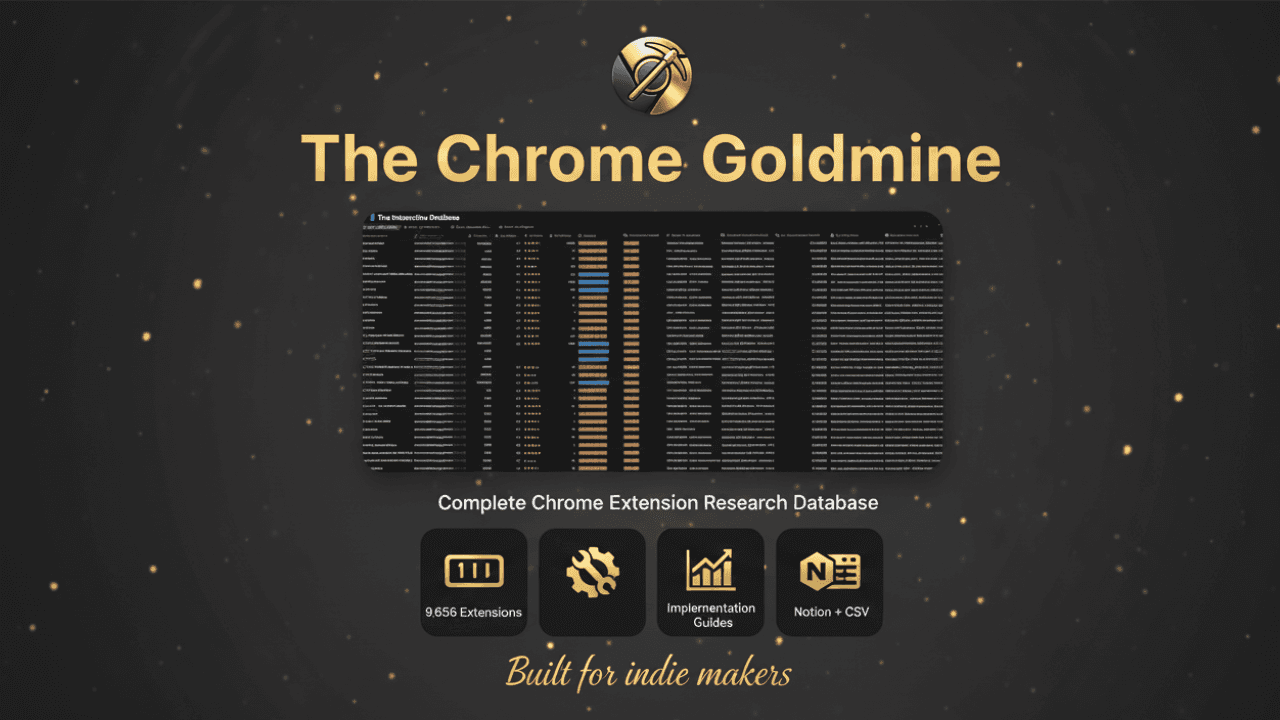 Chrome Goldmine | Chrome Extension Database image 1
