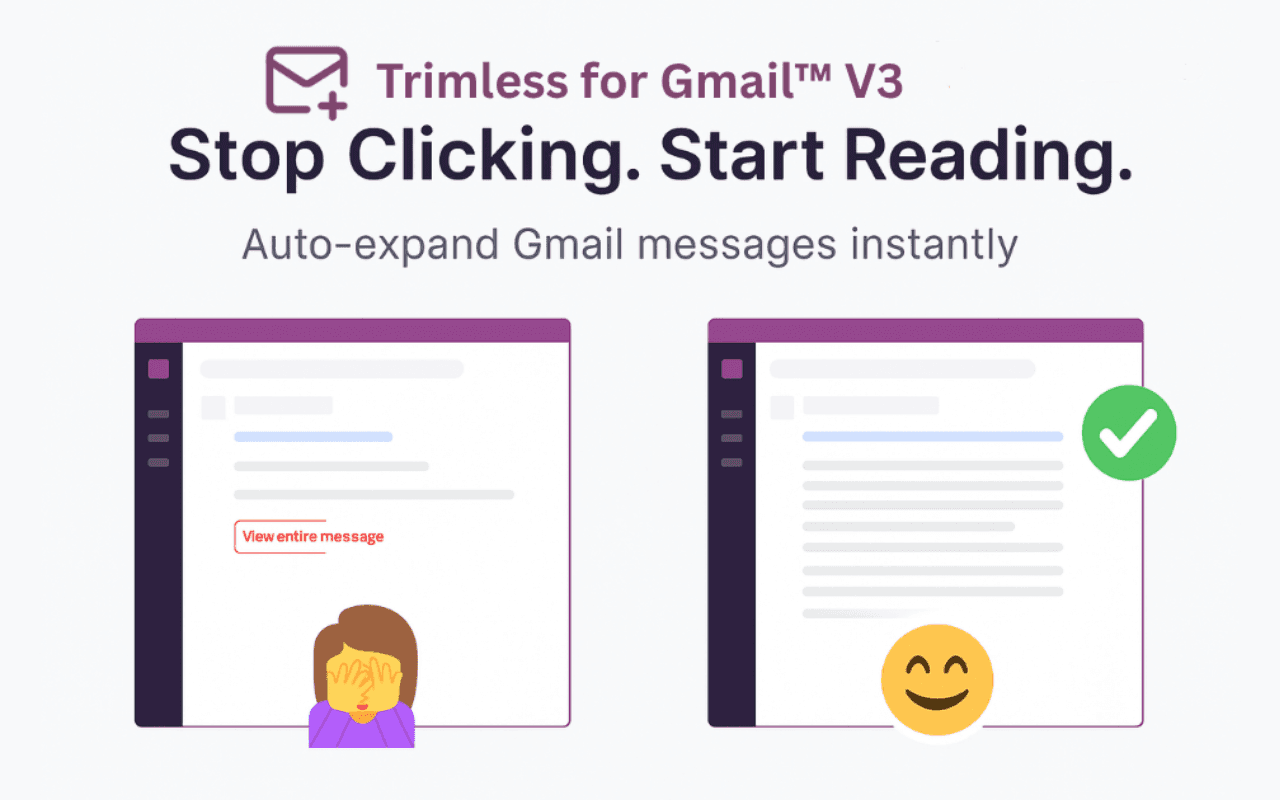 Trimless for Gmail™ V3 image 1