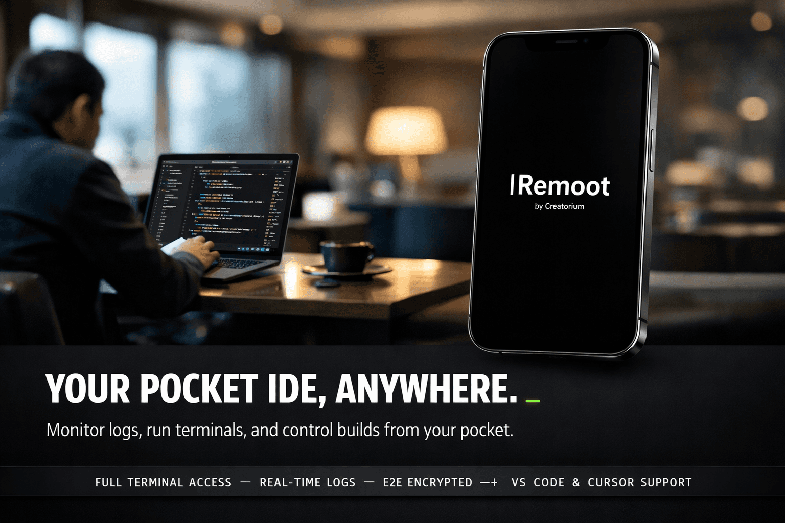 Remoot | Remote VS Code and Cursor Control image 3
