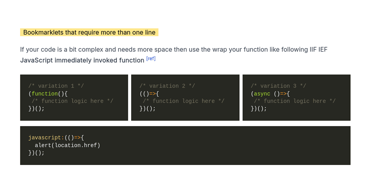 Bookmarklets image 5