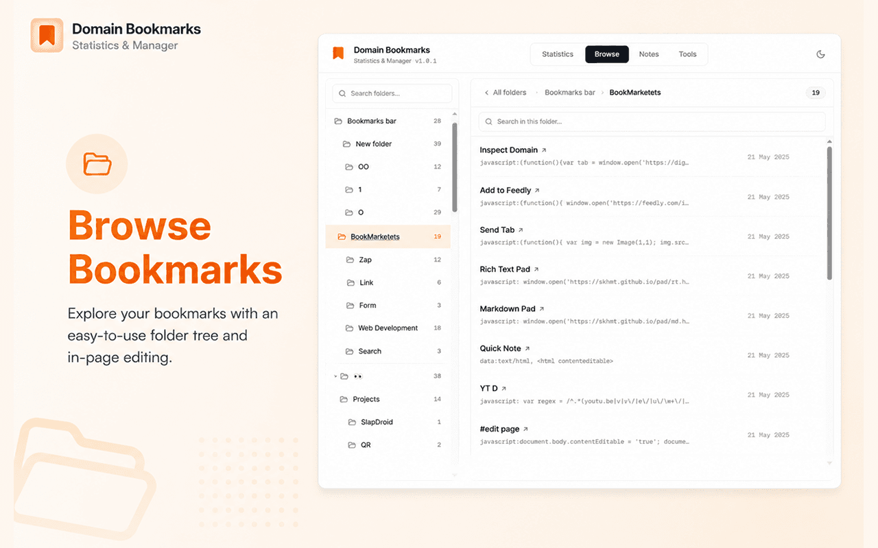 Domain Bookmarks - Notes & Reminders image 3